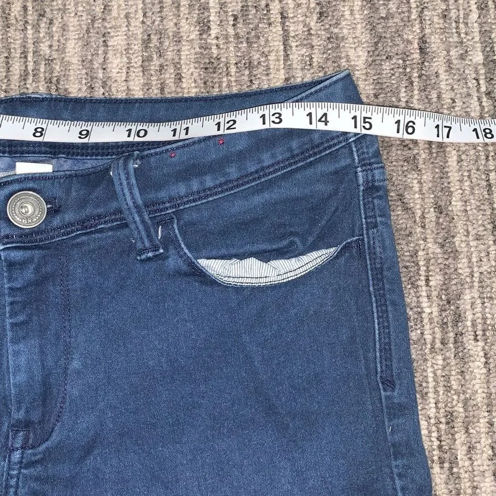 Banana Republic Womens Size‎ 28 Denim Skinny Ankle Jeans Blue Pockets Stretch